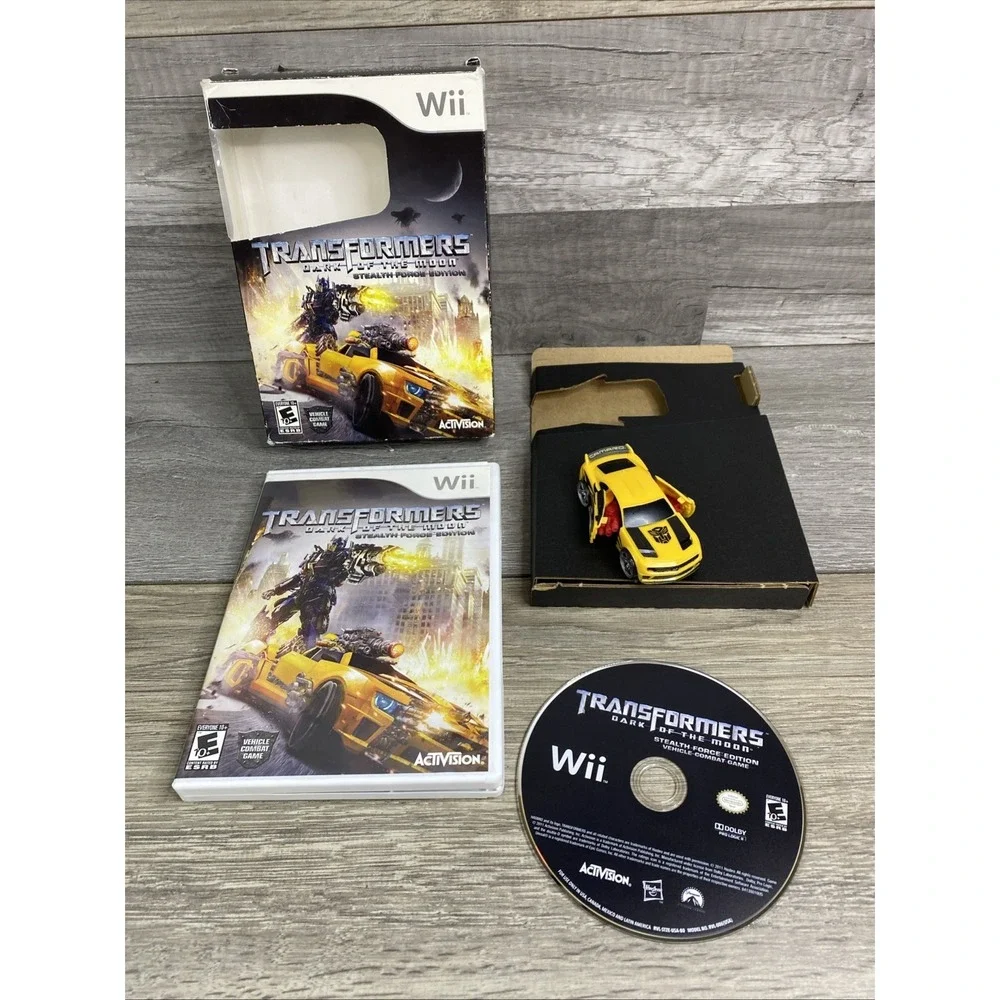 Transformers Dark of the Moon Stealth‎ Force Edition w/ Car Nintendo Wii